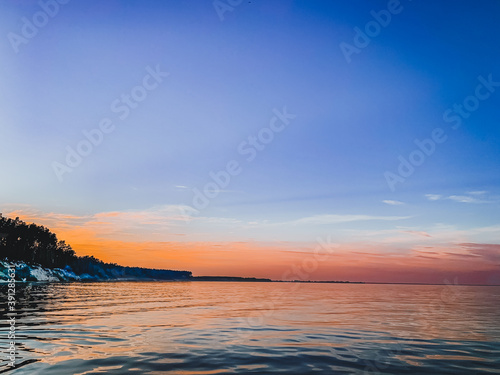 sunset over the sea © Nastya