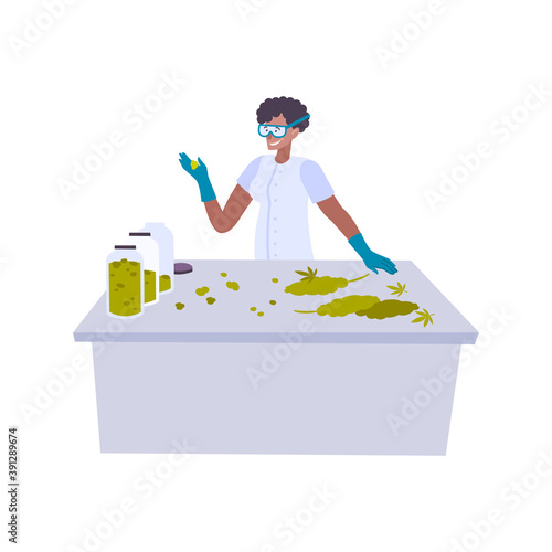 Cutting Marijuana Plant Composition