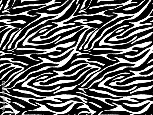 seamless zebra vector pattern texture