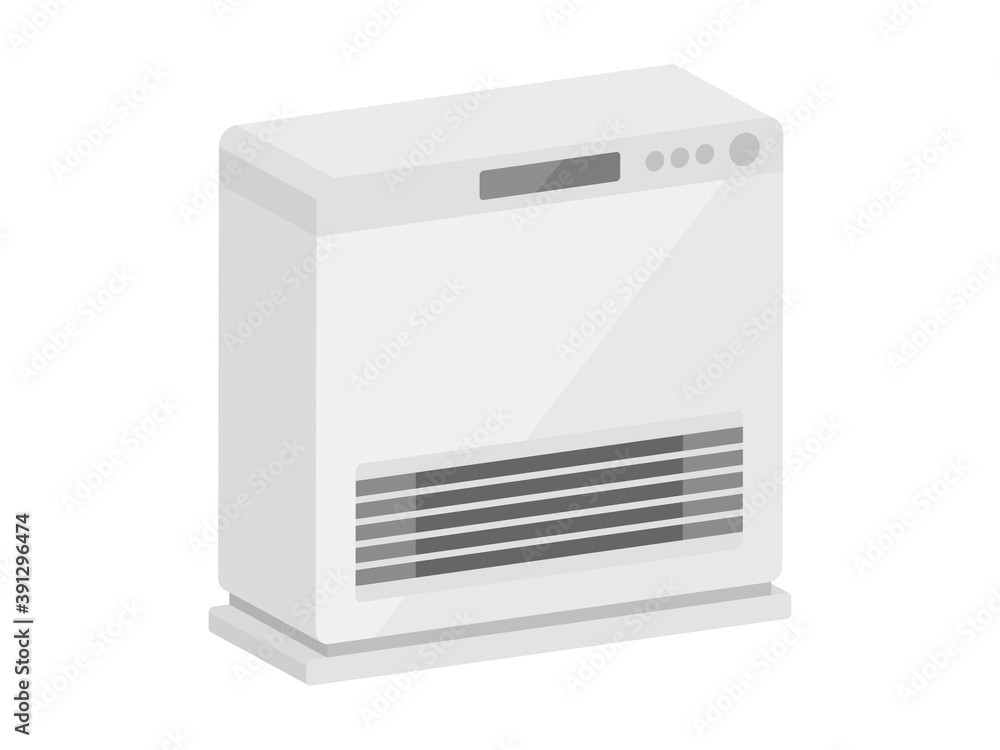 電気ヒーターの立体イラスト 電気ヒーターの立体イラスト