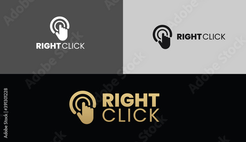 elegant dynamic right click logo