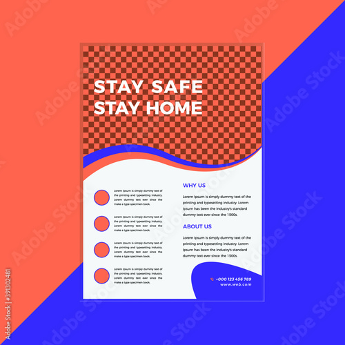 modern coronavirus design template for business