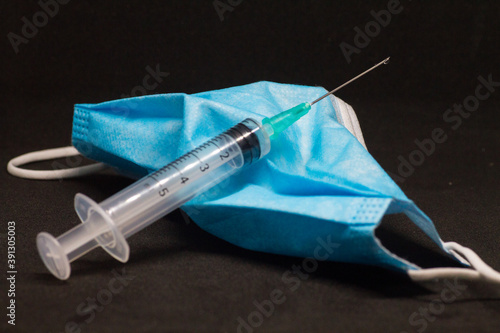 Vacuna e inyección contra la Covid-19