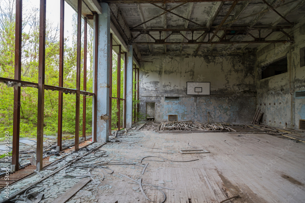 swimming pool in Chernobyl