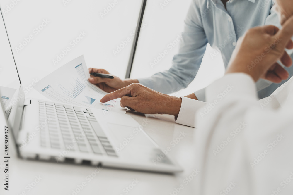Business investor executive using laptop analyzing value of stock market exchange. Business investor executive using laptop analyzing value of stock market exchange.