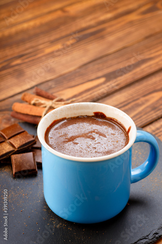 Fototapeta Naklejka Na Ścianę i Meble -  mug of hot chocolate