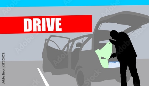 Obraz na plátně Drive