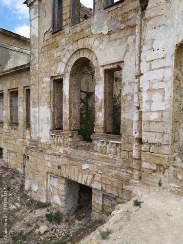 ruins of an old house