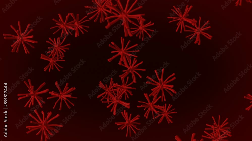 Abstract bacteria virus moving background. Bacteria virus or germs microorganism cells under microscope. Seamless loopable background.
Abstract bacteria virus moving background. Bacteria virus or germs microorganism cells under microscope. Seamless loopable background.