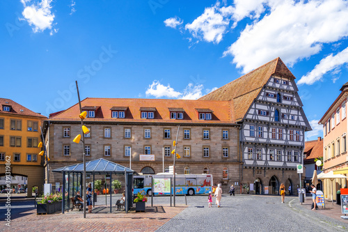 Marktplatz, Schwaebisch Gmuend, Baden-Württemberg, Deutschland