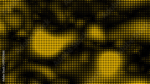 Colored dot array background isolated. Sea wave camouflage from stains. Abstract vector layer for presentation.