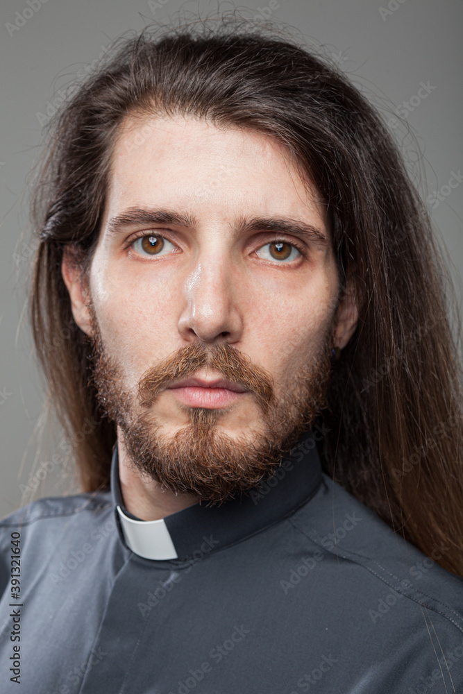 Foto Stock parroco, sacerdote, padre, chiesa, monsignore, ecclesiastico