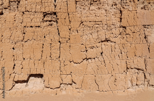 Texture of a Houses Wall at Casa Grande Ruins National Monument