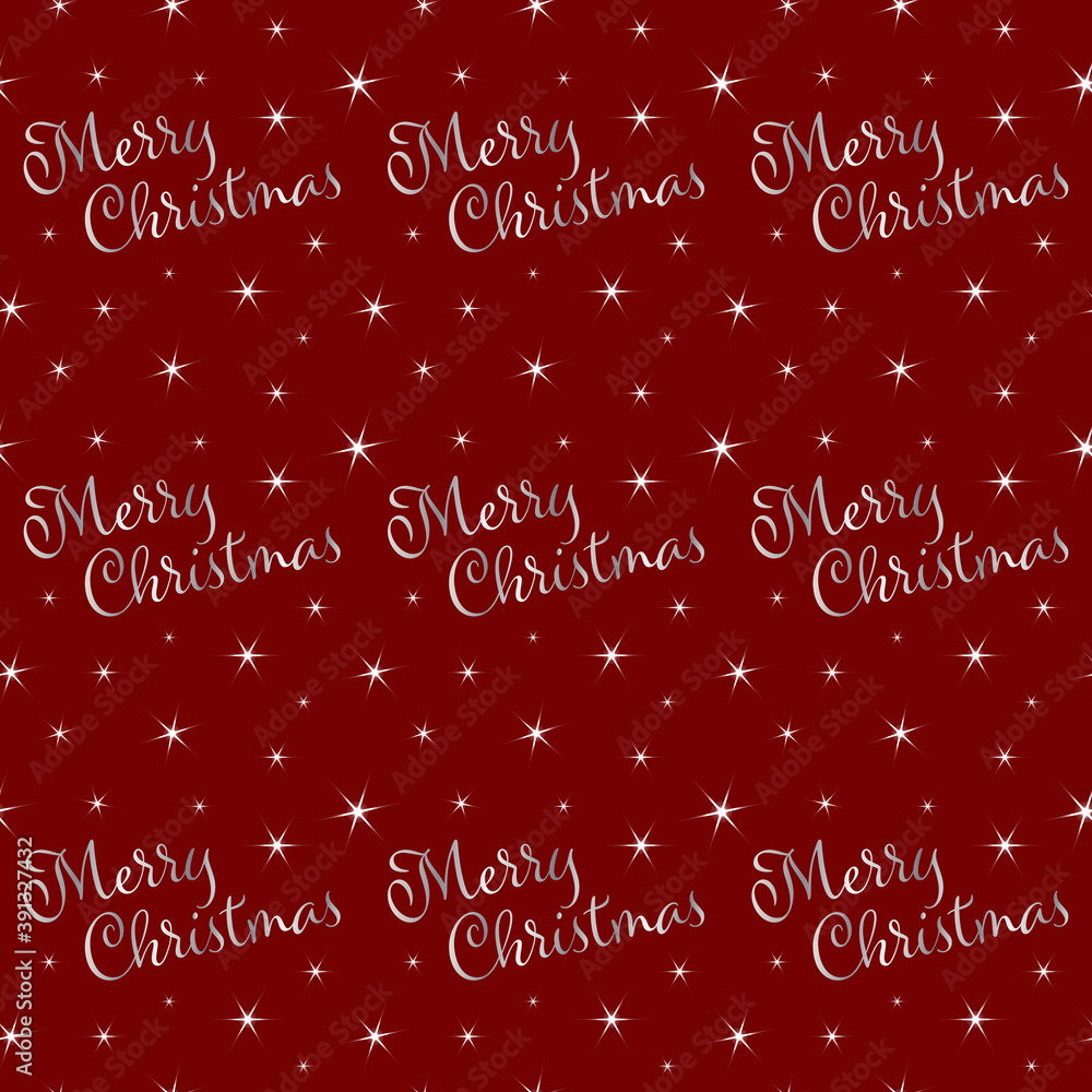 Merry Christmas seamless pattern. Holiday lettering. Make a wish. Editable red background. eps 10. Merry Christmas seamless pattern. Holiday lettering. Make a wish. Editable red background. eps 10.