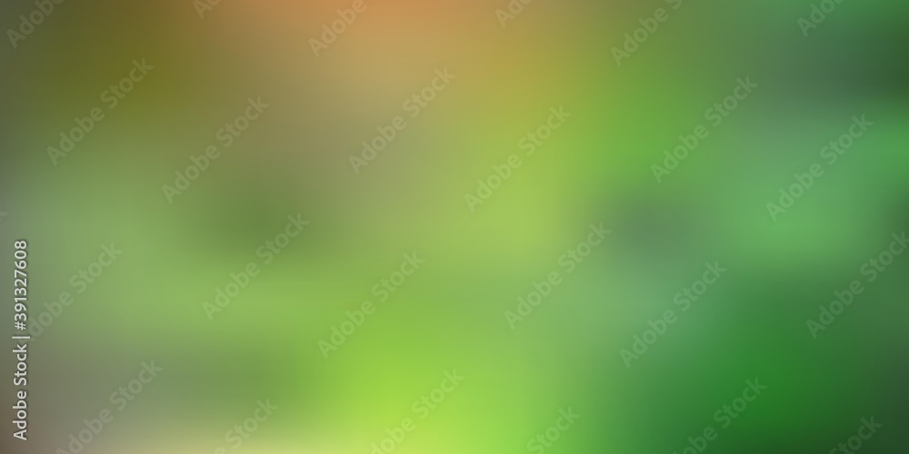 Dark green, yellow vector abstract blur pattern. Dark green, yellow vector abstract blur pattern.