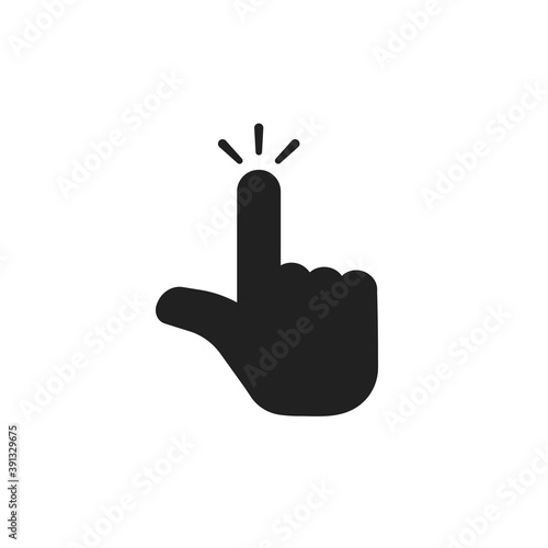 finger click like black hand push button