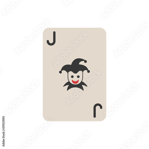Joker icon isolated on white background. Clown symbol modern, simple, vector, icon for website design, mobile app, ui. Vector Illustration