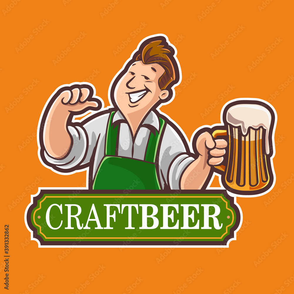 cheerful man drinking a beer cheerful man drinking a beer