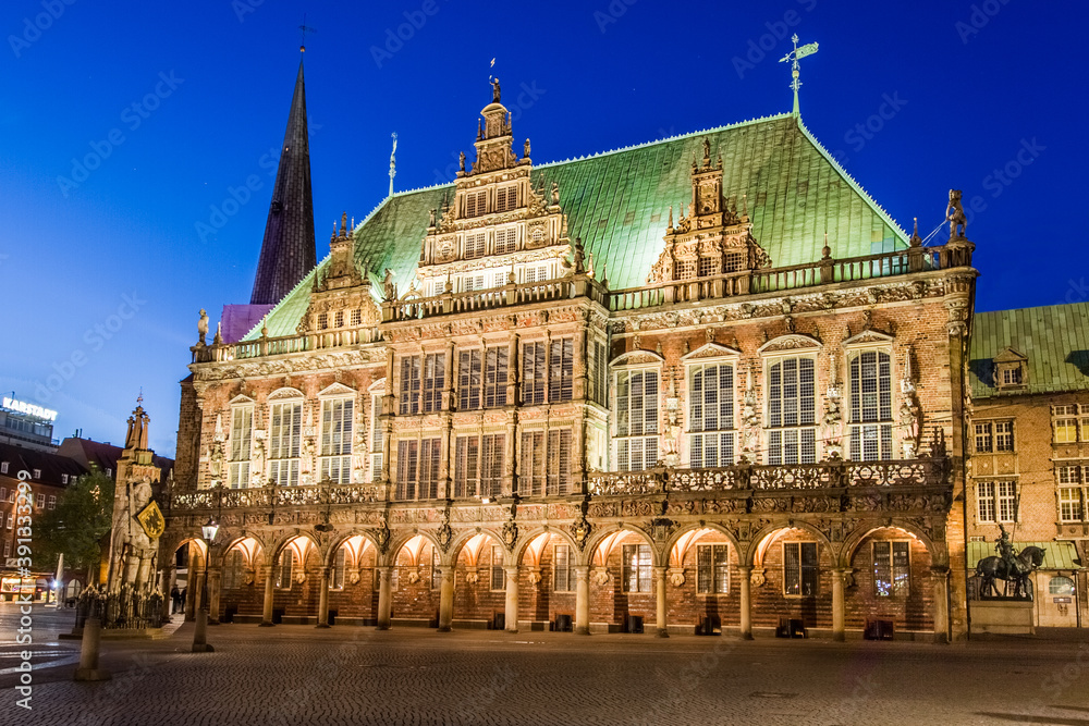 Fototapeta premium Rathaus Bremen