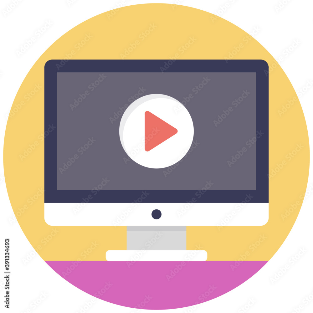 Flat vector icon design of multimedia player
Flat vector icon design of multimedia player