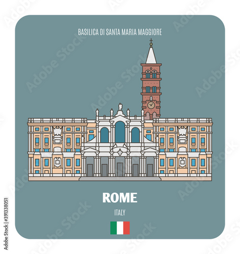 Basilica di Santa Maria Maggiore in Rome, Italy