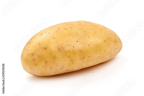 Young Fresh potato, isolated on white background