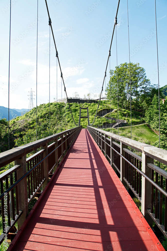 森の吊り橋（富士川クラフトパーク：身延町）