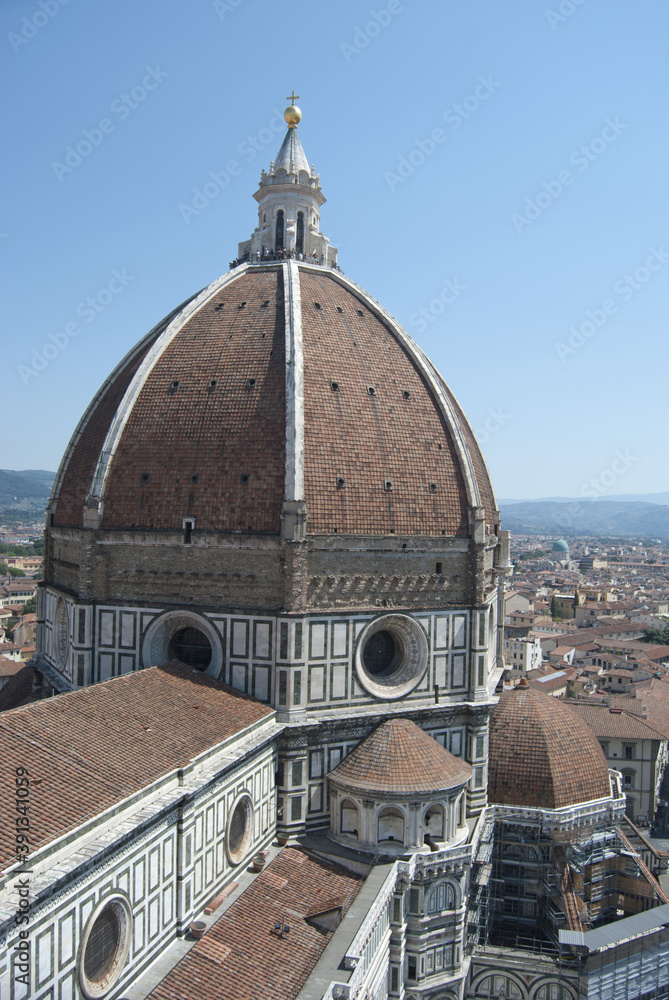 
dome of the cathedral of Santa Maria del Fiore, Florence cathedral