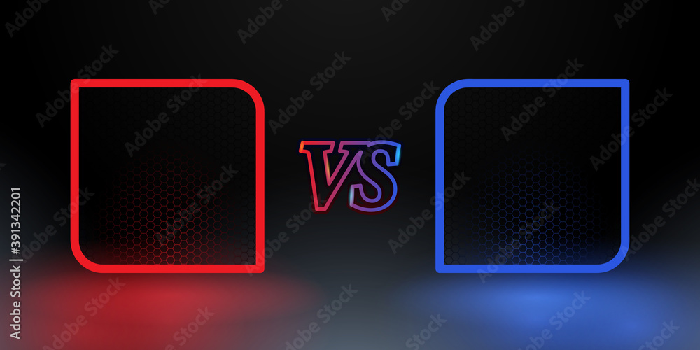 Versus fight background design conceptual Versus fight background design conceptual