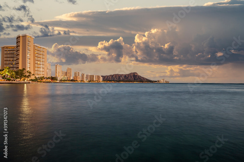 Diamond Head and Waikiki Ba...