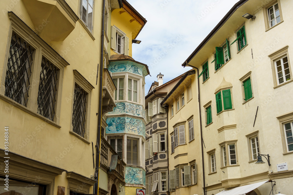 Bolzano, Bozen, Italy: old buildings