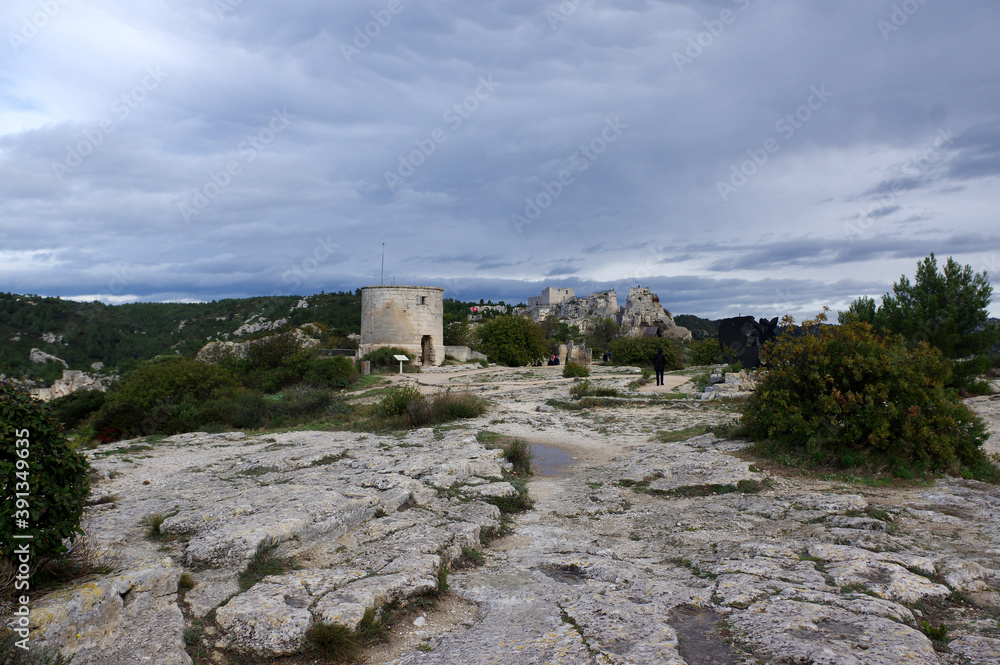 château du village des Beaux de Provence