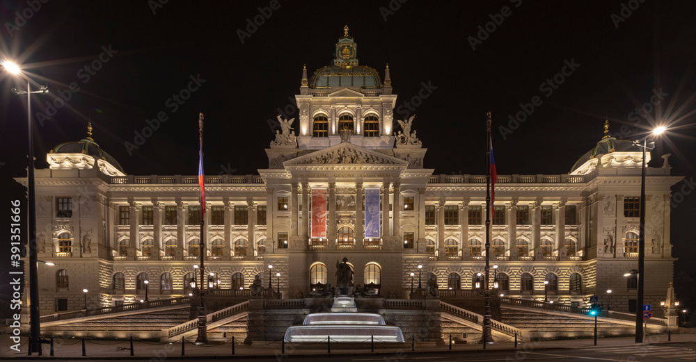 Naklejka premium National Museum in Prague
