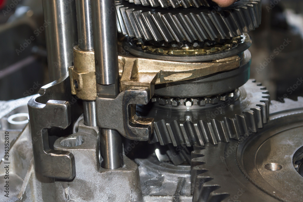 gear and secondary shaft of a manual transmission gear and secondary shaft of a manual transmission