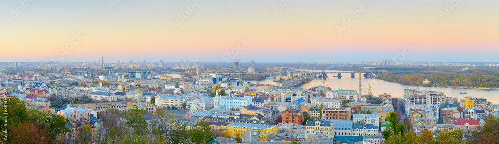 Panorama Kyiv Podil Old Town