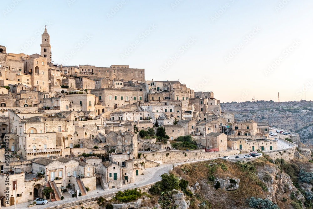 View at Sasso Caveoso(old town) of Matera, Basilicata, Italy - Euope