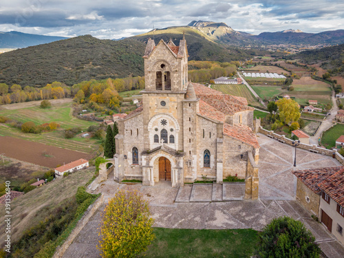 Parish church of San Vicente Mártir and San Sebastián, Frías, province of Burgos, region of Las Merindades, Spain