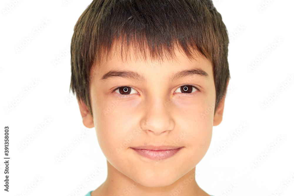 portrait dark haired handsome boy with dark eyes a dazzling smile portrait dark haired handsome boy with dark eyes a dazzling smile