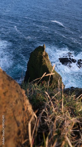 Djupalonssandur at sunset, Snæfellsnes peninsula, Snæfellsjökull National Park, Iceland photo