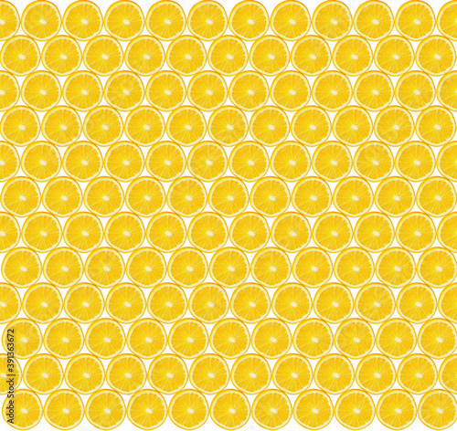 Texture of lemon slices. Citrus pattern. Sour background