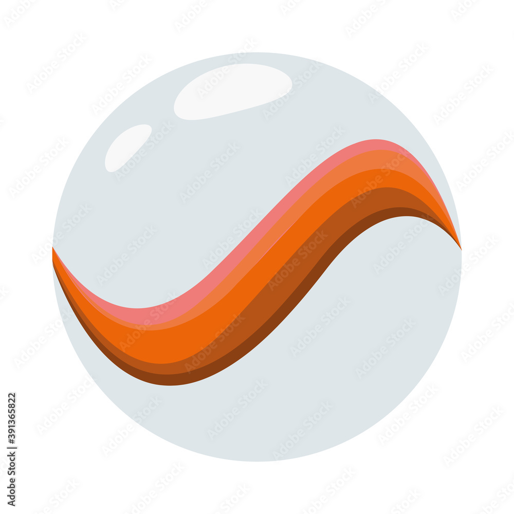 Isolated ball for play home activities icon- Vector Isolated ball for play home activities icon- Vector