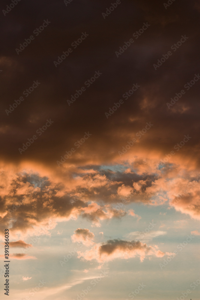 clouds at sunset