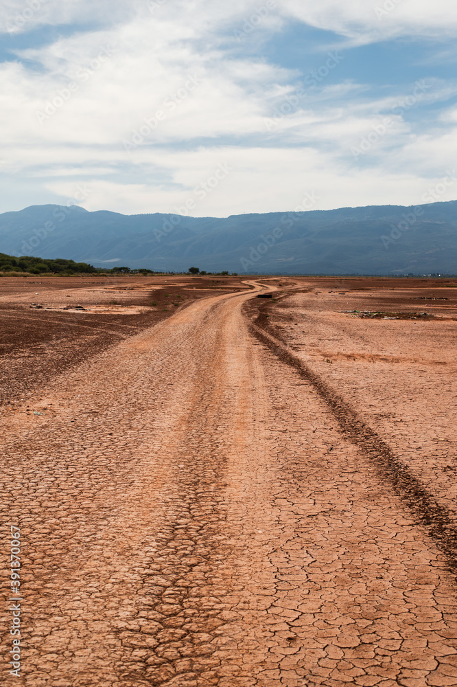 gravel road in the death valley gravel road in the death valley