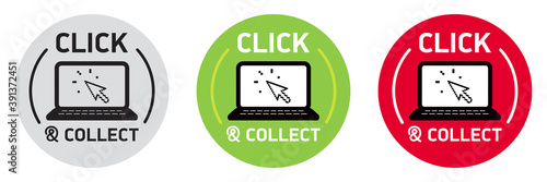 LOGO CLICK AND COLLECT ROND