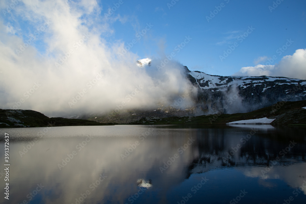 Lac et brume Termignon Lac et brume Termignon