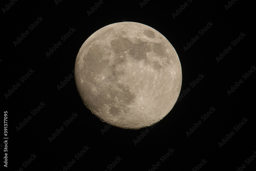 moon partly seen in the night sky moon partly seen in the night sky