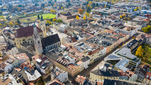 Canvas Print Cathedral of Santa Maria Assunta and San Cassiano in Bressanone