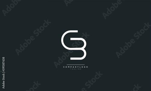 Letter CB or BC Business Logo Design Alphabet Icon Vector Monogram