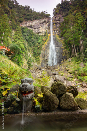 The waterfall of Nachi in the south of Japan photo