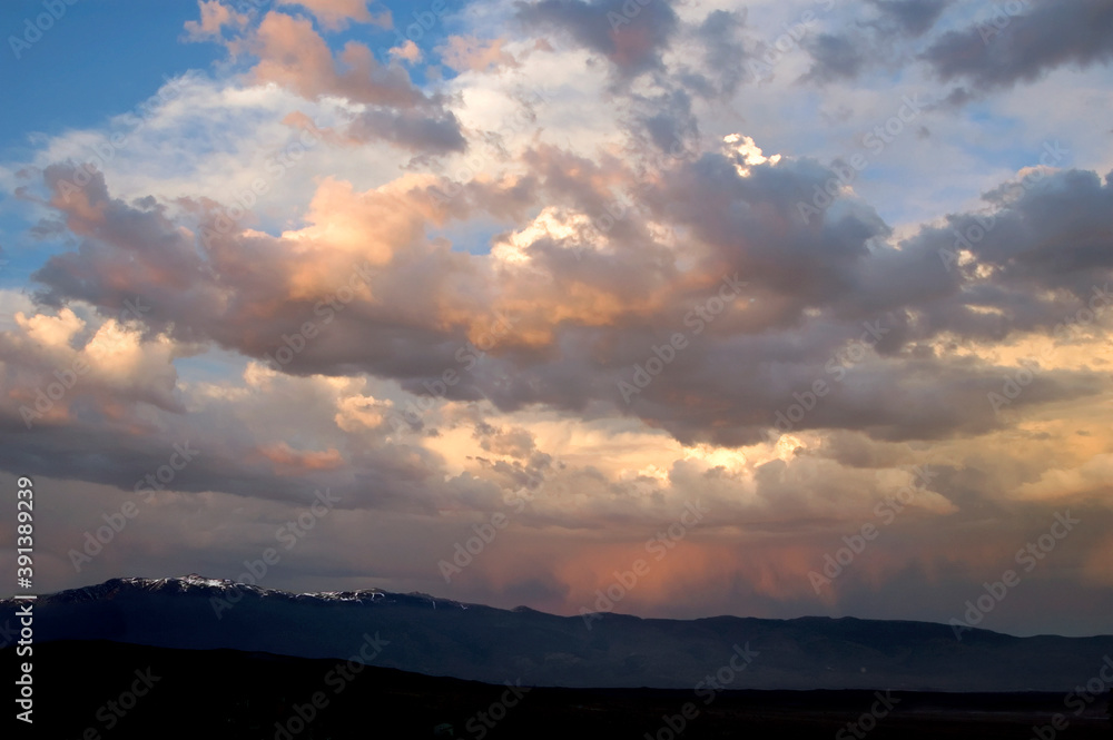 Storm over the Sierras, Owens Valley